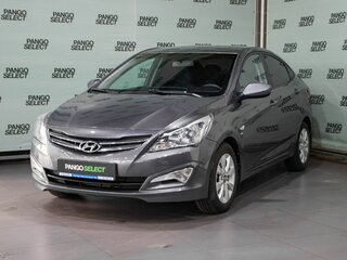 2015 Hyundai Solaris I Рестайлинг, серый, 886000 рублей, вид 1