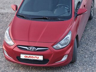 2012 Hyundai Solaris I, красный, 665000 рублей, вид 3