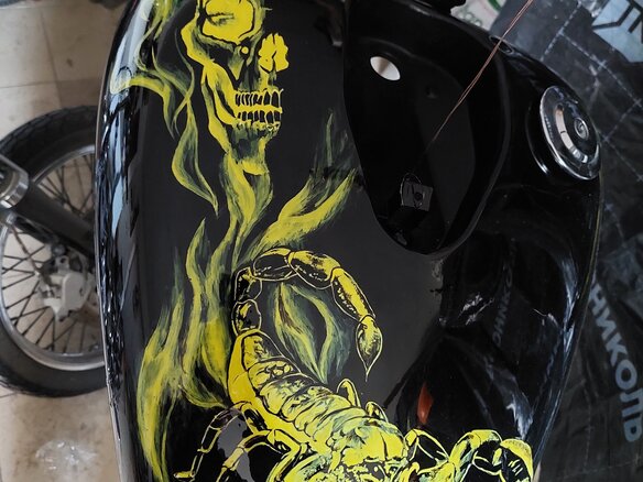 2004 Yamaha XVS400 Drag Star, чёрный, 350000 рублей - вид 7
