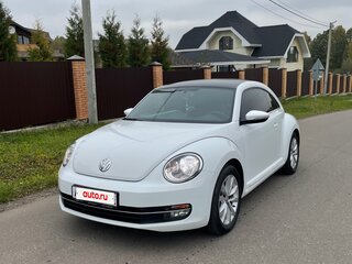 2014 Volkswagen Beetle II (A5), белый, 1499000 рублей, вид 2