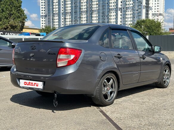 2018 Lada (ВАЗ) Granta I, серый, 525000 рублей - вид 3