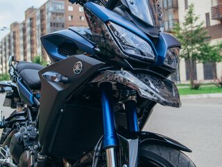 2015 Yamaha MT-09 Tracer (FJ-09), синий, 795000 рублей, вид 3