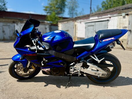 2003 Honda CBR 954RR Fireblade, синий, 500000 рублей, вид 1
