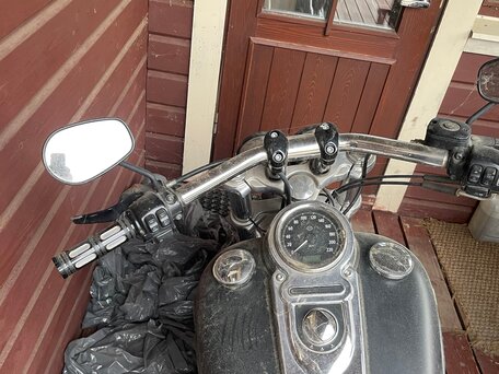 2013 Harley-Davidson Fat Bob, чёрный, 1200000 рублей, вид 2