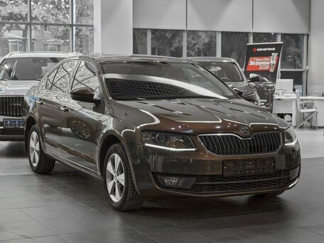 2013 Skoda Octavia III (A7), коричневый, 1249000 рублей, вид 1