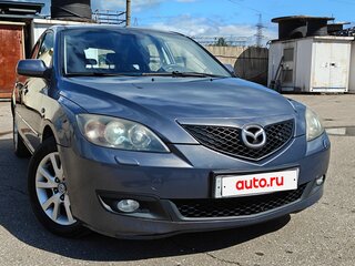 2008 Mazda 3 I (BK) Рестайлинг, серый, 550000 рублей, вид 1