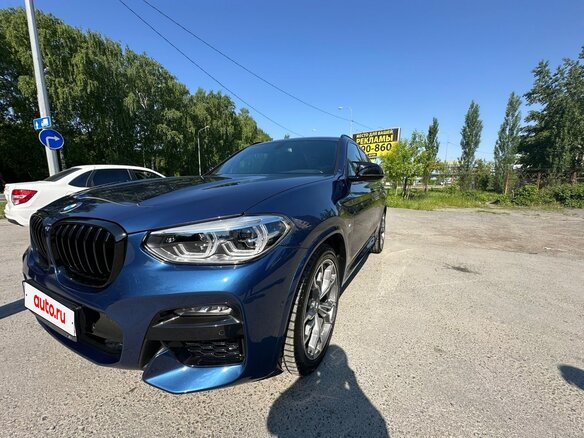 2021 BMW X3 20i xDrive III (G01), синий, 4990000 рублей - вид 1