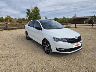 2018 Skoda Rapid I Рестайлинг, белый, 1270000 рублей, вид 3