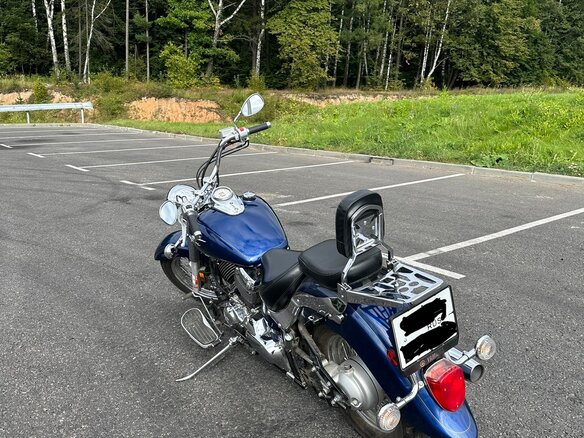 2009 Yamaha XVS650 Drag Star, синий, 530000 рублей - вид 3