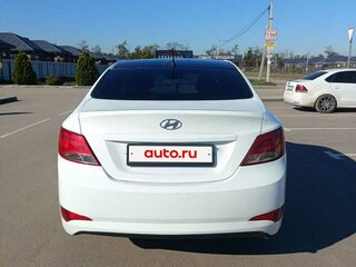 2014 Hyundai Solaris I Рестайлинг, белый, 790000 рублей, вид 3