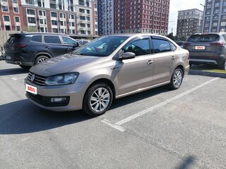 2019 Volkswagen Polo V Рестайлинг, бежевый, 1130000 рублей, вид 1