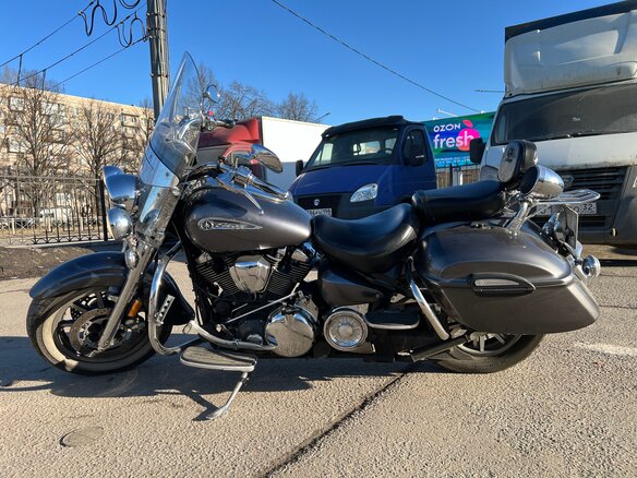 2008 Yamaha XV 1700 Road Star, серый, 850000 рублей - вид 19