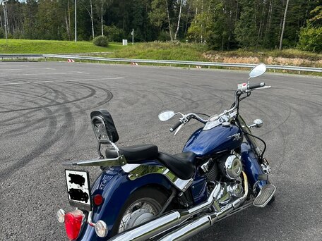 2009 Yamaha XVS650 Drag Star, синий, 530000 рублей, вид 3