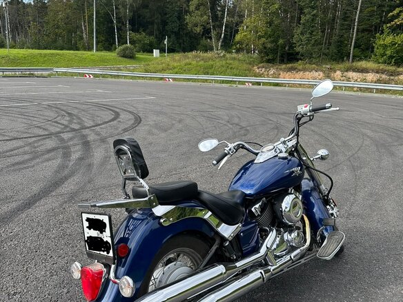 2009 Yamaha XVS650 Drag Star, синий, 530000 рублей - вид 2