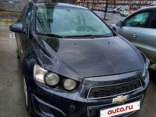 2012 Chevrolet Aveo II, чёрный, 700000 рублей, вид 2