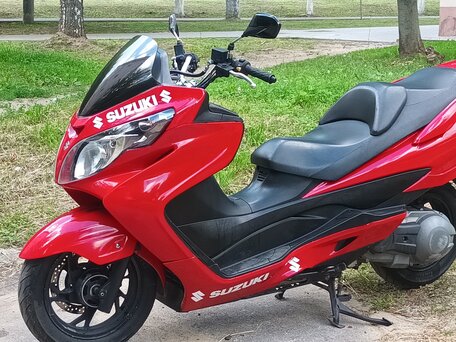 2008 Suzuki Burgman (SkyWave) 250, пурпурный, 200000 рублей, вид 3