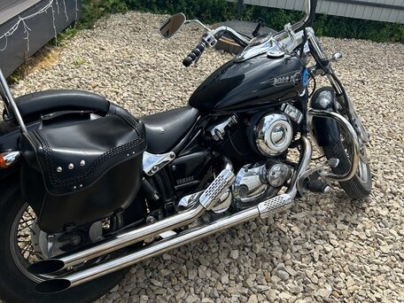 1997 Yamaha XVS400 Drag Star, чёрный, 350000 рублей, вид 2