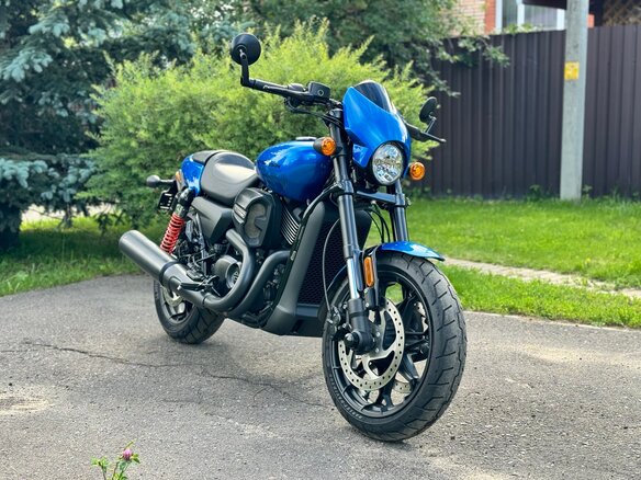 2018 Harley-Davidson Street Rod, синий, 685000 рублей - вид 17