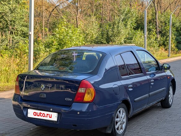 2002 Renault Clio II, синий, 215000 рублей - вид 5