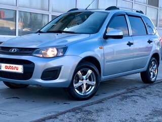 2014 Lada (ВАЗ) Kalina II, голубой, 550000 рублей, вид 2
