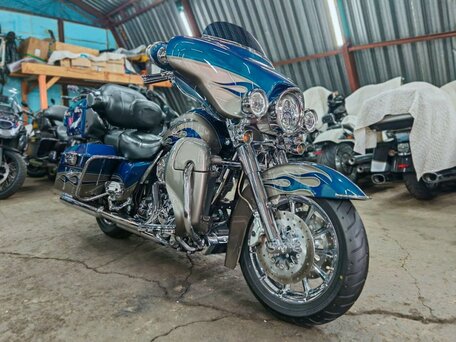 2011 Harley-Davidson Electra Glide, синий, 1270000 рублей, вид 1