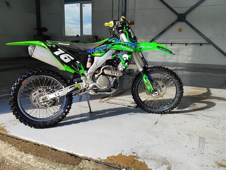 2016 Kawasaki KX 250, зелёный, 410000 рублей, вид 1