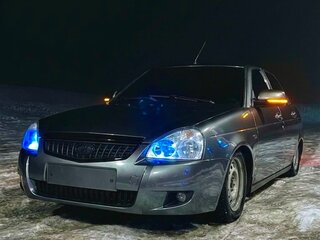 2014 Lada (ВАЗ) Priora I Рестайлинг, коричневый, 750000 рублей, вид 4
