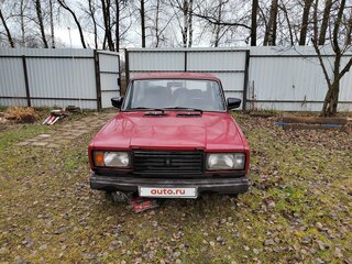 2005 Lada (ВАЗ) 2107, пурпурный, 160000 рублей, вид 2