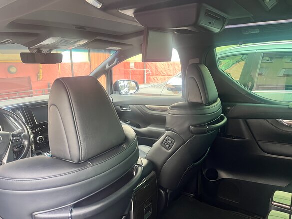 2019 Toyota Alphard III Рестайлинг, чёрный, 6950000 рублей - вид 9