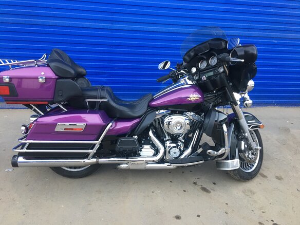 2011 Harley-Davidson Electra Glide, фиолетовый, 1199777 рублей - вид 1