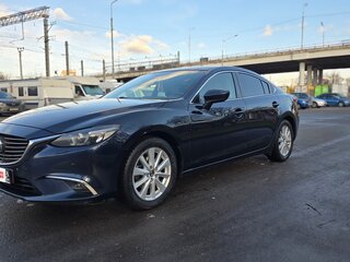 2016 Mazda 6 III (GJ) Рестайлинг, синий, 1800000 рублей, вид 2