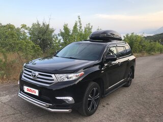 2011 Toyota Highlander II (XU40) Рестайлинг, чёрный, 2050000 рублей, вид 2