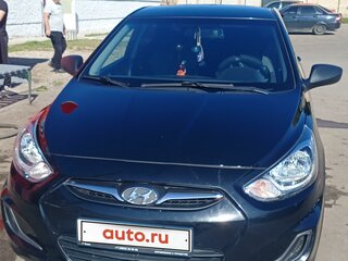 2014 Hyundai Solaris I, чёрный, 1300000 рублей, вид 1