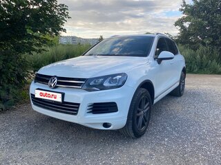2013 Volkswagen Touareg II, белый, 2200000 рублей, вид 1