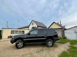 2003 Toyota Land Cruiser Cygnus 100 Series Рестайлинг 1, чёрный, 2000000 рублей, вид 5