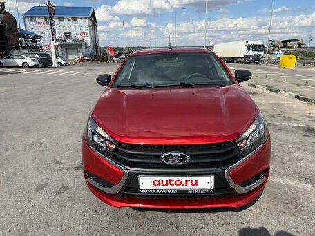 2021 Lada (ВАЗ) Vesta I, красный, 1330000 рублей, вид 2