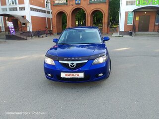 2008 Mazda 3 I (BK) Рестайлинг, синий, 650000 рублей, вид 4
