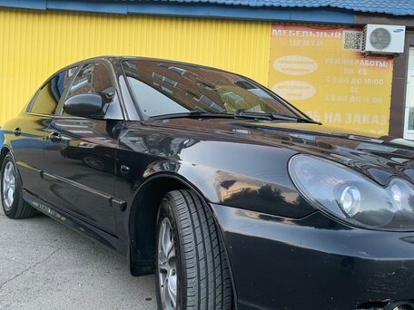 2008 Hyundai Sonata ТагАЗ IV (EF) Рестайлинг, чёрный, 540000 рублей, вид 5