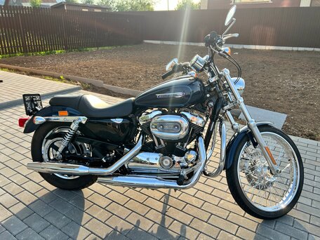 2008 Harley-Davidson Sportster 1200, синий, 1100000 рублей, вид 1