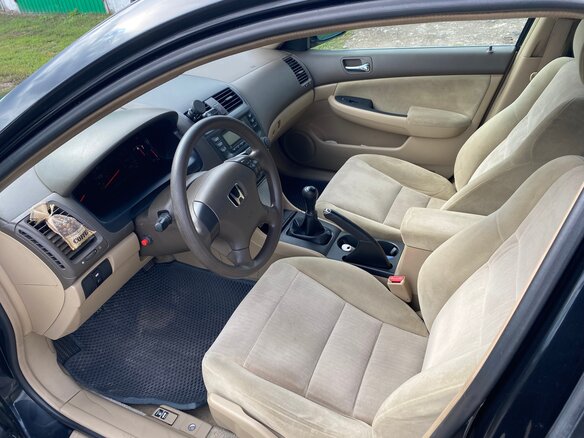 2003 Honda Accord US Market VII, чёрный, 650000 рублей - вид 11