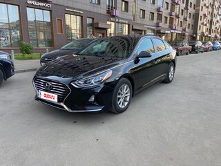 2018 Hyundai Sonata VII (LF) Рестайлинг, чёрный, 1550000 рублей, вид 1