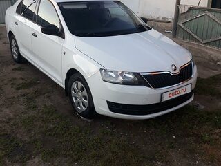 2017 Skoda Rapid I Рестайлинг, белый, 820000 рублей, вид 3