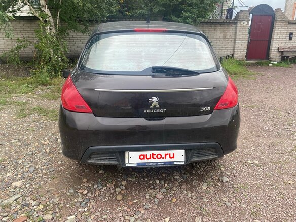 2011 Peugeot 308 I Рестайлинг, коричневый, 400000 рублей - вид 2