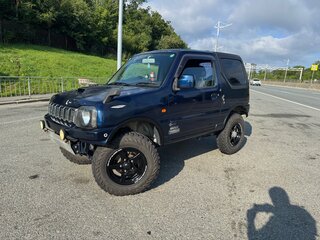 2008 Suzuki Jimny Kei car III Рестайлинг 1, синий, 750000 рублей, вид 1