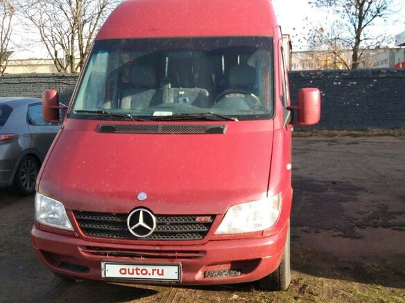 2004 Mercedes-Benz Sprinter, красный, 845632 рублей