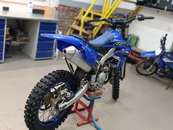 2021 Yamaha WR250F, синий - вид 7