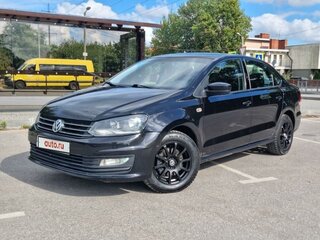 2017 Volkswagen Polo V Рестайлинг, чёрный, 1200000 рублей, вид 1