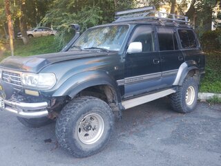 1996 Toyota Land Cruiser 80 Series Рестайлинг, зелёный, 1160000 рублей, вид 3