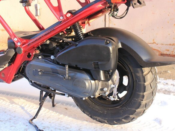 2006 Honda Zoomer, красный, 147000 рублей - вид 12