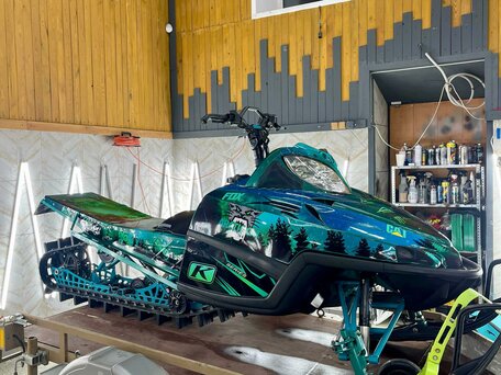 2010 Arctic Cat M-Series, зелёный, 999000 рублей, вид 4